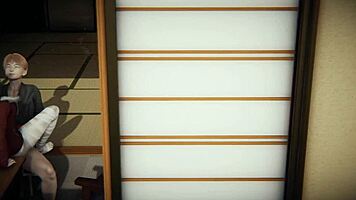 Kure Karure Rides Black Belt's Muscular Body