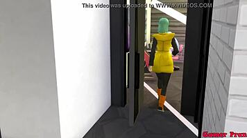 Bulma teaches stepson sex and takes his virginity