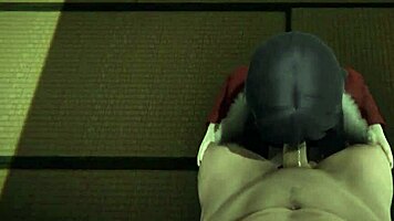 Kure Karure Rides Black Belt's Muscular Body