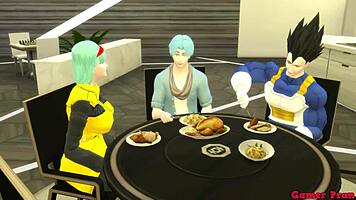 Bulma teaches stepson sex and takes his virginity