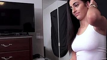 my latina step daughter jasmine vega begs for reward
