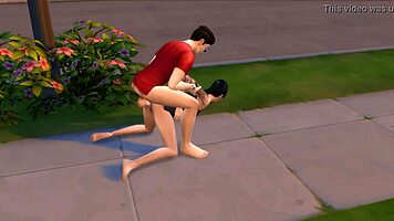 Sims 4 Teen 18+ Hot Girl Fucks With Condom