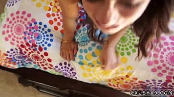 blonde teen 18+ seduces her stepfather in intense pov hardcore encounter