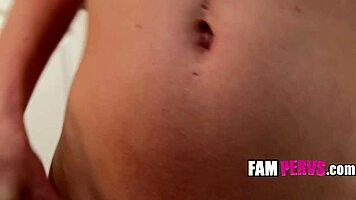 teen stepsister says, 'help me get off in the nature with fingering'