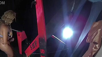 oh wow, don whoe dominates newbie nina rivera in bdsm bondage with her curvy chubby ass and puffy nipples