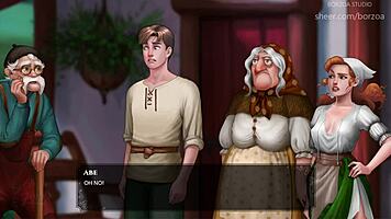 Old Grandma Turns into Big Tits Teen