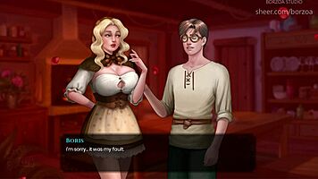 Old Grandma Turns into Big Tits Teen