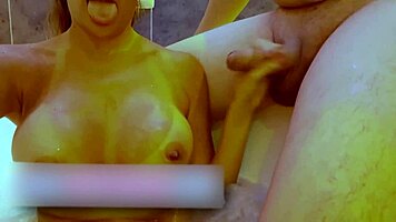 Latina Luciatuputinovia Sucks Fat Guy Alone