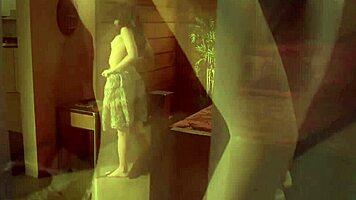 brunette teen anna masturbates shaved pussy to orgasm