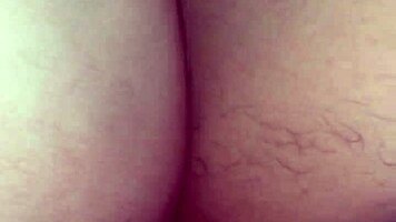 cheating wife creampied doggy by young friend 😈