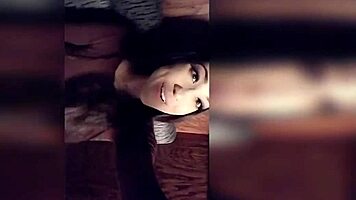 my ex swallows german teen's cum in her mouth once more