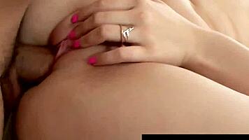 Redhead teen Sasha Casey loves getting licked by older guy