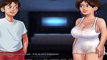 intense blowjob on a luxurious yacht in summertime saga hentai with big ass