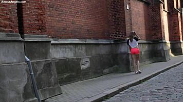 Wow, Patritcy Strips Down in Sporty Action After Ripping Clothes!