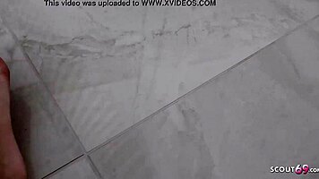 German amateur gives tight foot fetish jerk off instructions