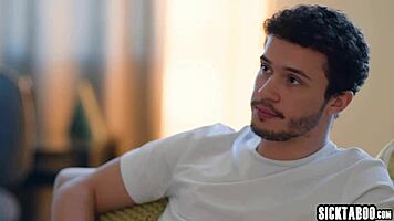 milf stepmom sarah vandella sucks her stepson's monster cock while asian teen 18+ best friend kimmy kimm joins in