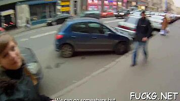 naughty teen 18+ gets FUCKED on a hidden LIVECAM by old guy.