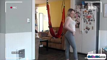 Teen Delivers Steamy Masturbation Show on Hidden Nannycam