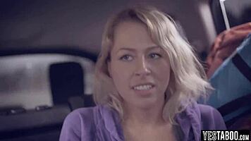 this cute teen 18+ hitchhiker was made for outdoor pleasure