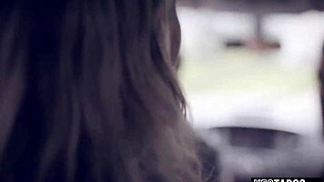 this cute teen 18+ hitchhiker was made for outdoor pleasure