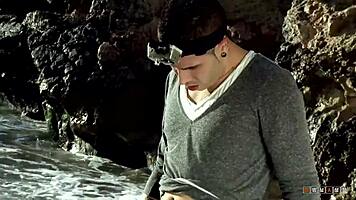 Petite 18+ Doll's Pussy Pounded Hard on Beach. She Rides and Sucks in Wild Action.