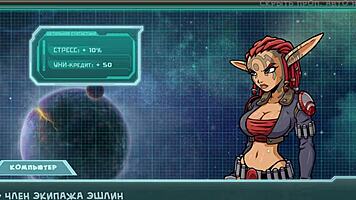 clothes ripped off in this sexy comic scene