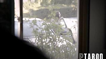 Superstar jock taunts unconfident aften opal virgin into fucking him