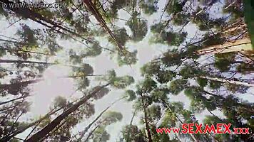 Horny Petite 18+ Nymph Receives Cum In Mouth In Forest POV