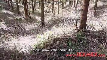 Horny Petite 18+ Nymph Receives Cum In Mouth In Forest POV