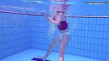 Elena Proklova Alone In Pool