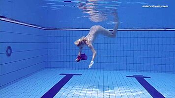 Elena Proklova Alone In Pool