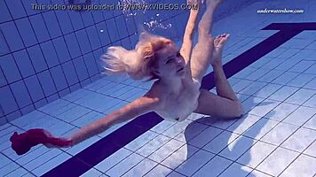 Elena Proklova Alone In Pool
