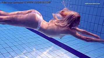 Elena Proklova Alone In Pool
