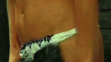 is the young blonde mistress bathing her lesbian lover?