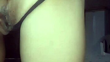 Latina Wife Sends Secret Videos of Dildo Play with Double Penetration Under Her Skirt to Friend's Husband