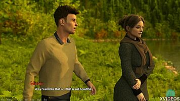 Entrepreneur babe flaunts perky tits and nice nipples in roleplay game