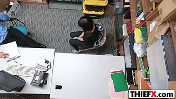 i punished the teen thief with my hard dick