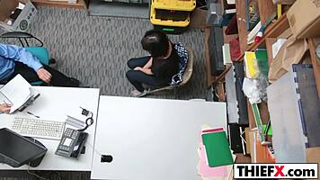 i punished the teen thief with my hard dick