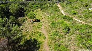 Drone Catches Young 18+ Couple FUCKING Outdoors!