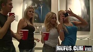 wild party orgy with blonde teens 18+ blowing guys 😍