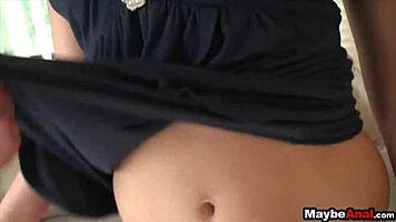 Dude Spies on and Picks Up Teen Kierstyn for Outdoor Anal Assfucking in Public Reality POV