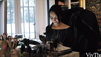 She licks her girlfriend's pussy then sits on her face