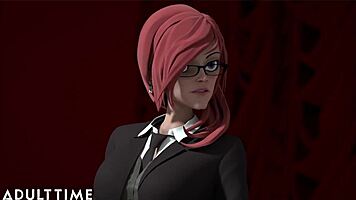 Adult time hentai school features hot teacher and teen 18+ students in anime cartoon fucking