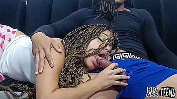 Insatiable Big Ass Milf Teen 18+ Swallows Cock And Rides Roughly