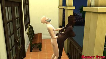 Goku's cap 2: Maestro Roshi's harem goes wild with sex, trios, and orgies, aiming for anal finishes, but something goes wrong