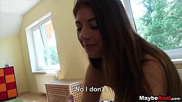 young virgin explores garage with elena gilbert