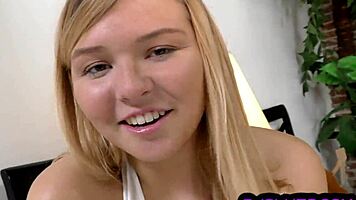 Teen 18+ exclaims ride and deepthroat my cock with small boobies!
