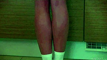 metart busty russian babe ethelle undresses solo