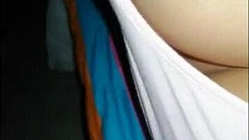 I call my friend for anal sex when alone, bent over doggystyle