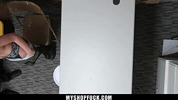 Teen suspect gets detained and taken to the backroom for a strip search